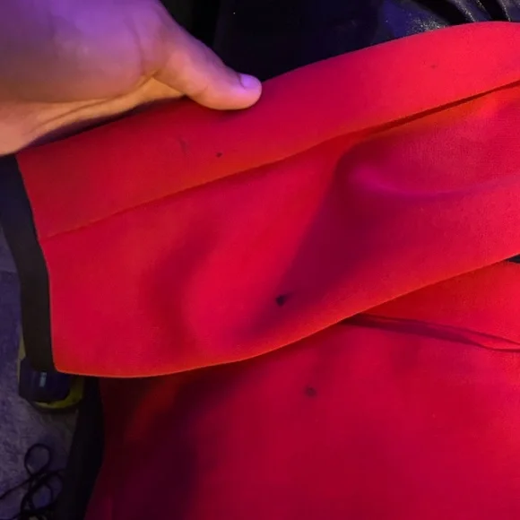 Nike Red Zip-Up Hoodie
